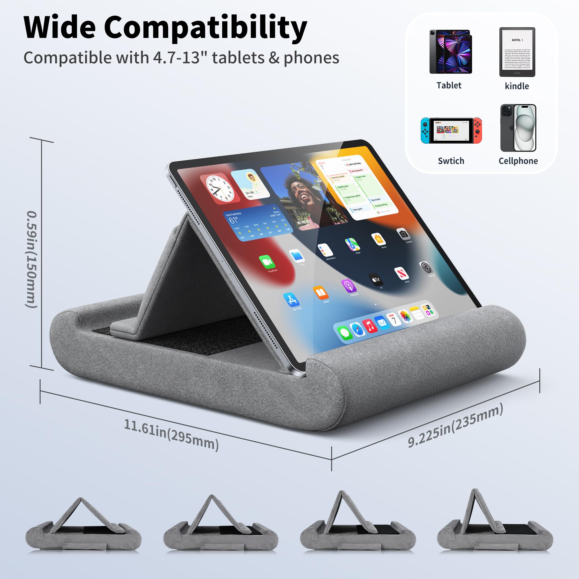 CreaDream Supporto per cuscino per tablet
