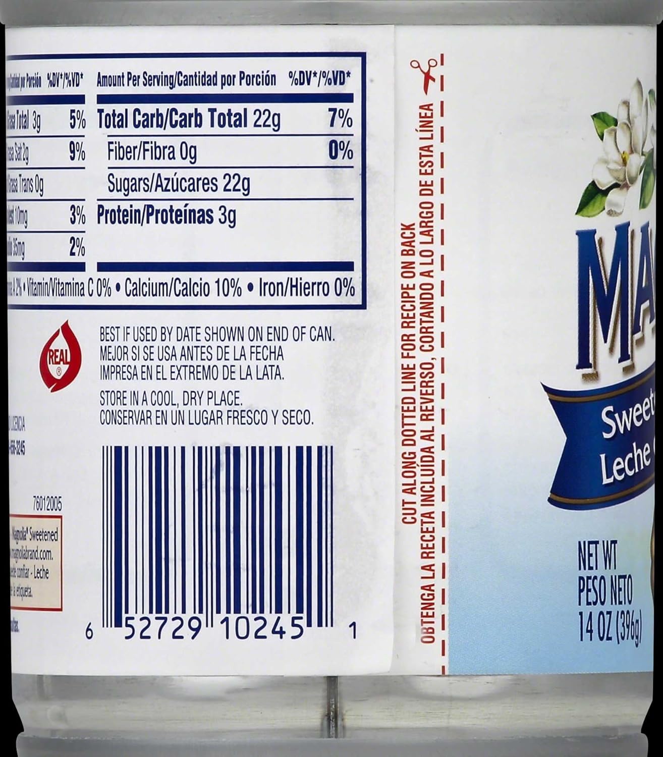 Magnolia Brand 140 Ounce Sweetened Condensed Milk Pouch -- 3 per case.
