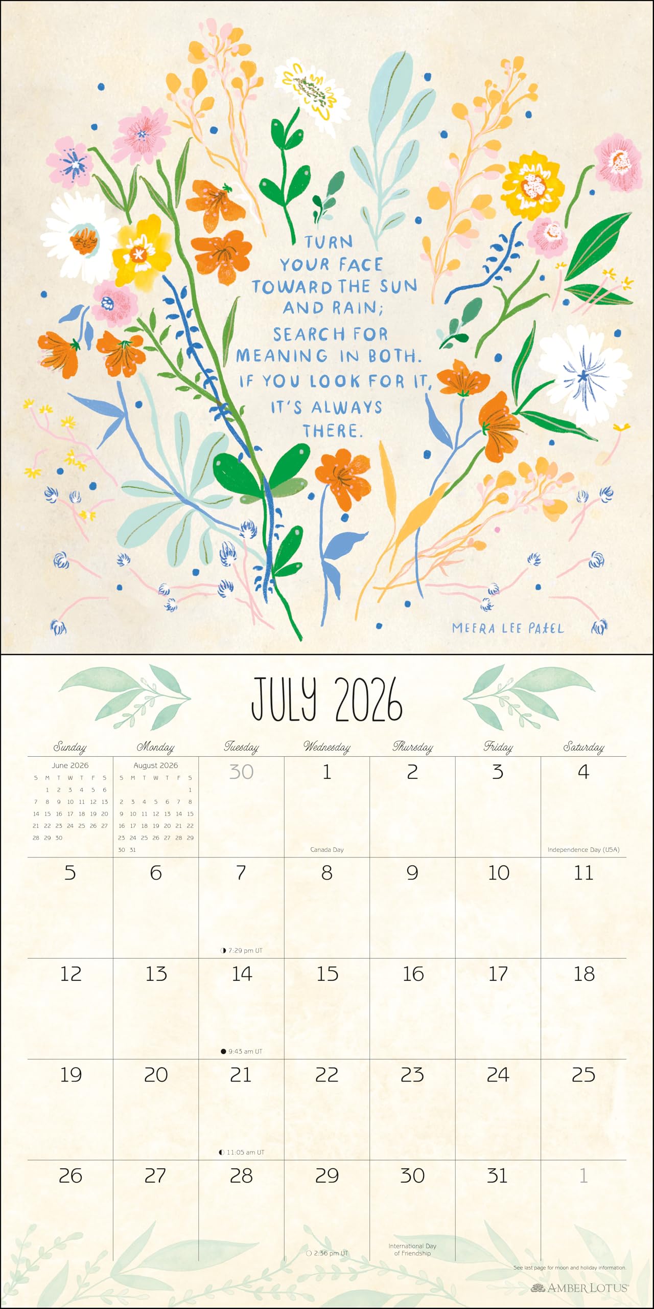 Meera Lee Patel 2026 Wall Calendar: You Are Made of Stars