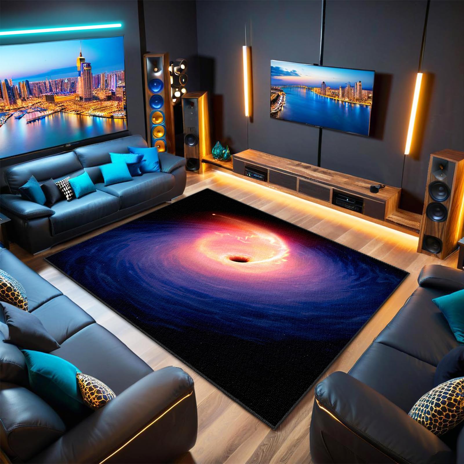 Tapis de jeu gaming pour decoration chambre ado garçon ou salon