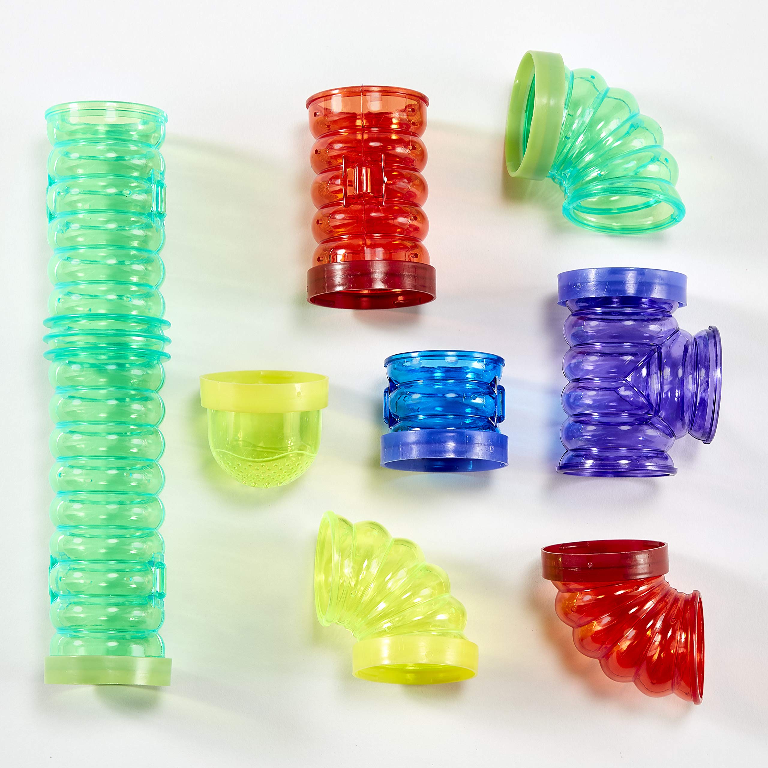 Kaytee/Superpet & Cages - Tubos de plástico de colores que se conectan para formar túneles para animalitos, 16 unidades