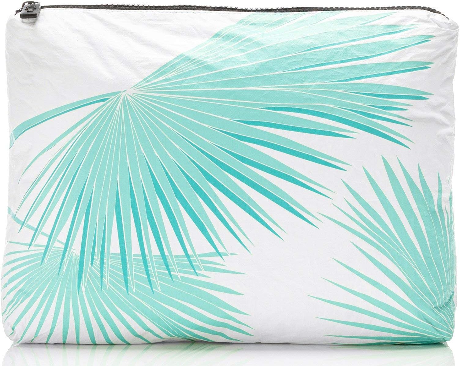 ALOHA CollectionMid Tropical Fan Palms Pouch in Pool