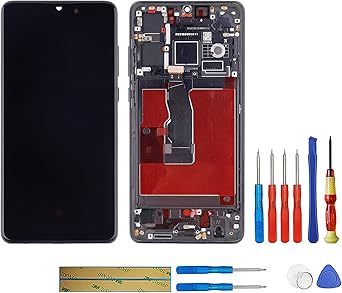 swark oled compatible with huawei p30 black with frame lcd display touch screen display tools