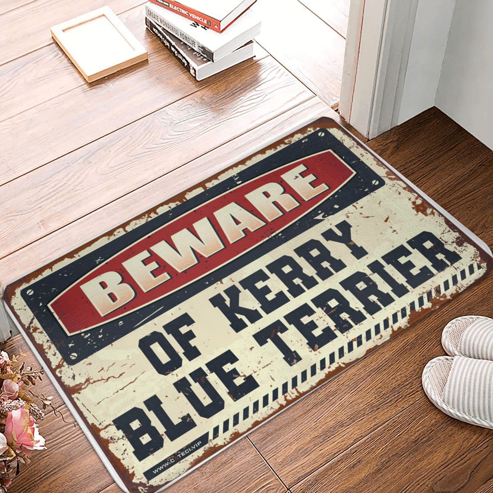 Tapis Kerry Blue Terrier paillasson d'intérieur pour protéger la cave