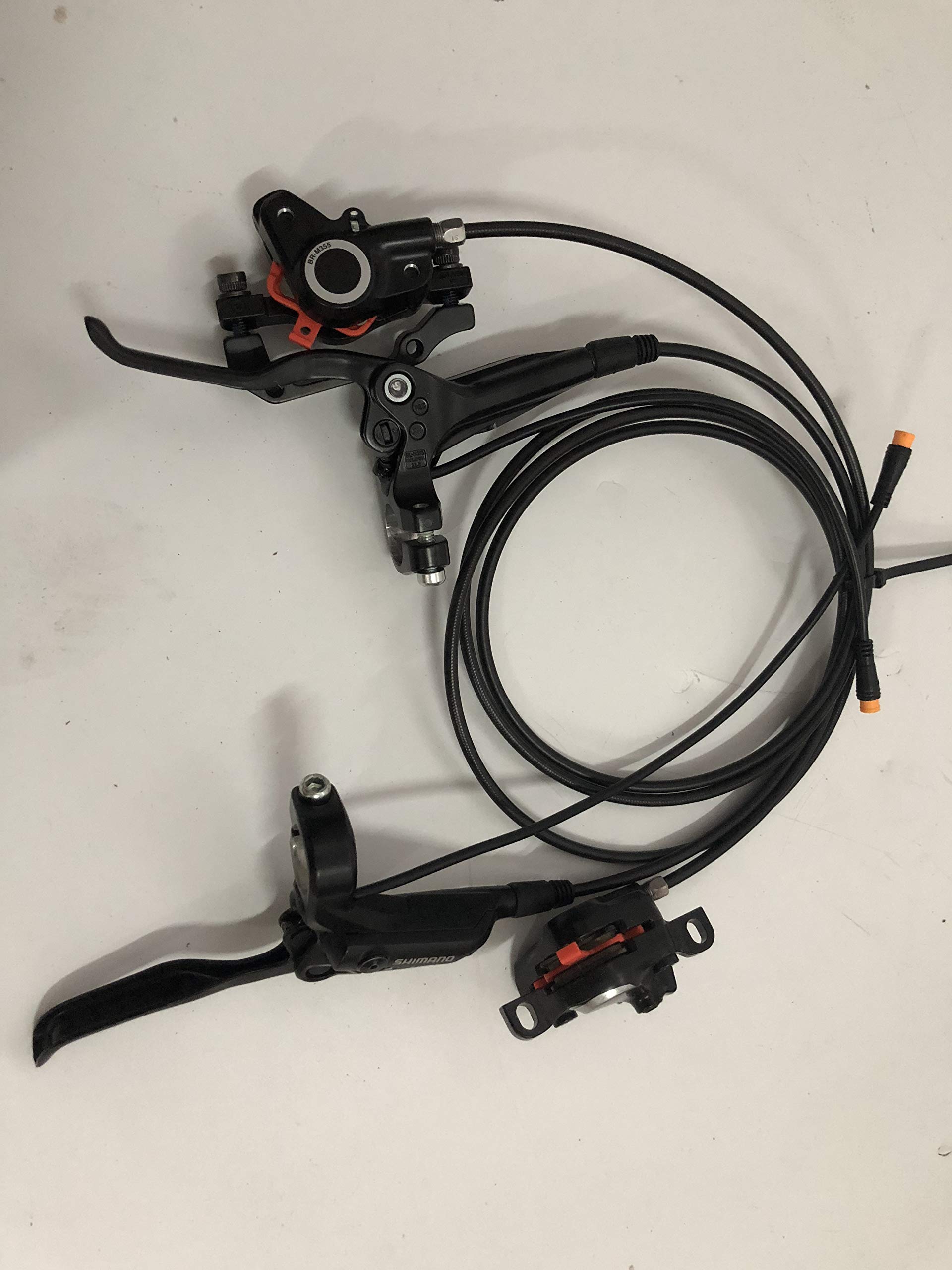 NBPOWER Modified Hydraulic Disc Brake with an Cut Off Power, for e-Bike DIY Conversion Kit Parts (Yellow Three-core Connector)