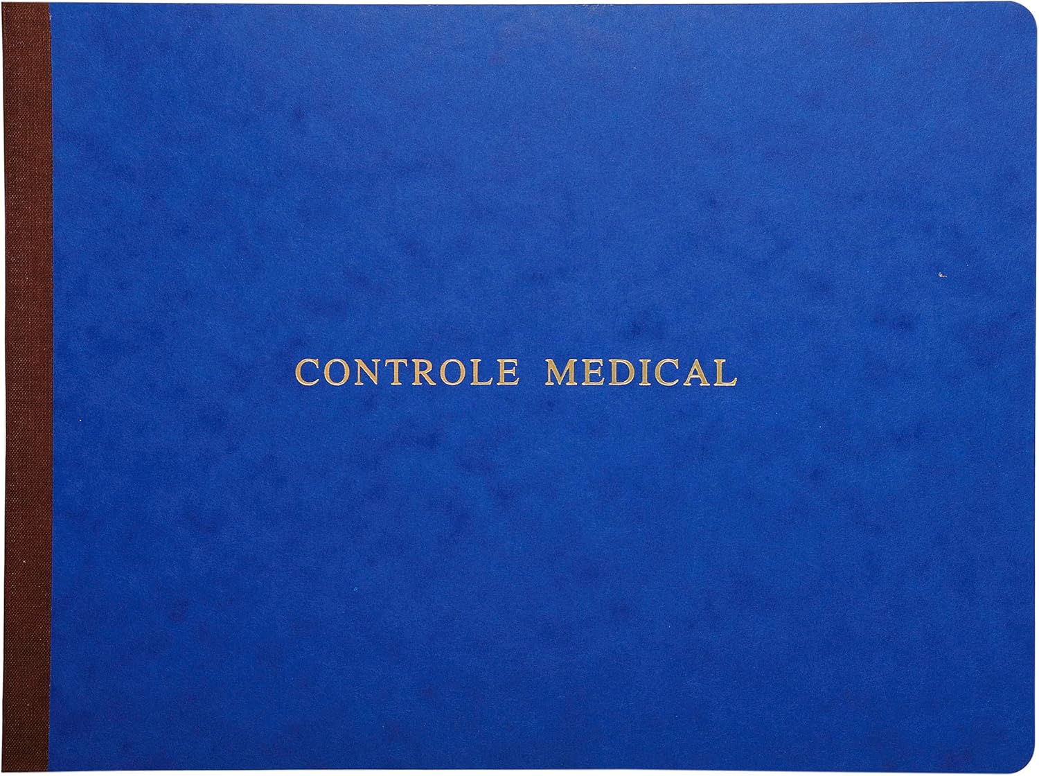 Ref 305D - Pack of 5 Medical Control REGISTRES - Softcover - Horizontal Format - Dimensions 24 x 32 cm - 40 Pages - 4 Assorted Colours Yellow, red, Blue, Green