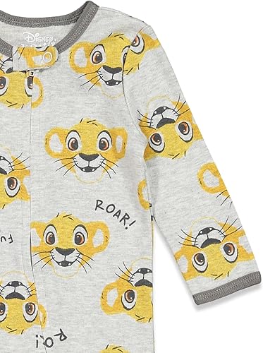 Miniatura 7 de Disney Baby 2 Pack Zip Up Sleep N' Plays Recién Nacido a Bebé Tallas (Recién Nacido - 24 Meses)