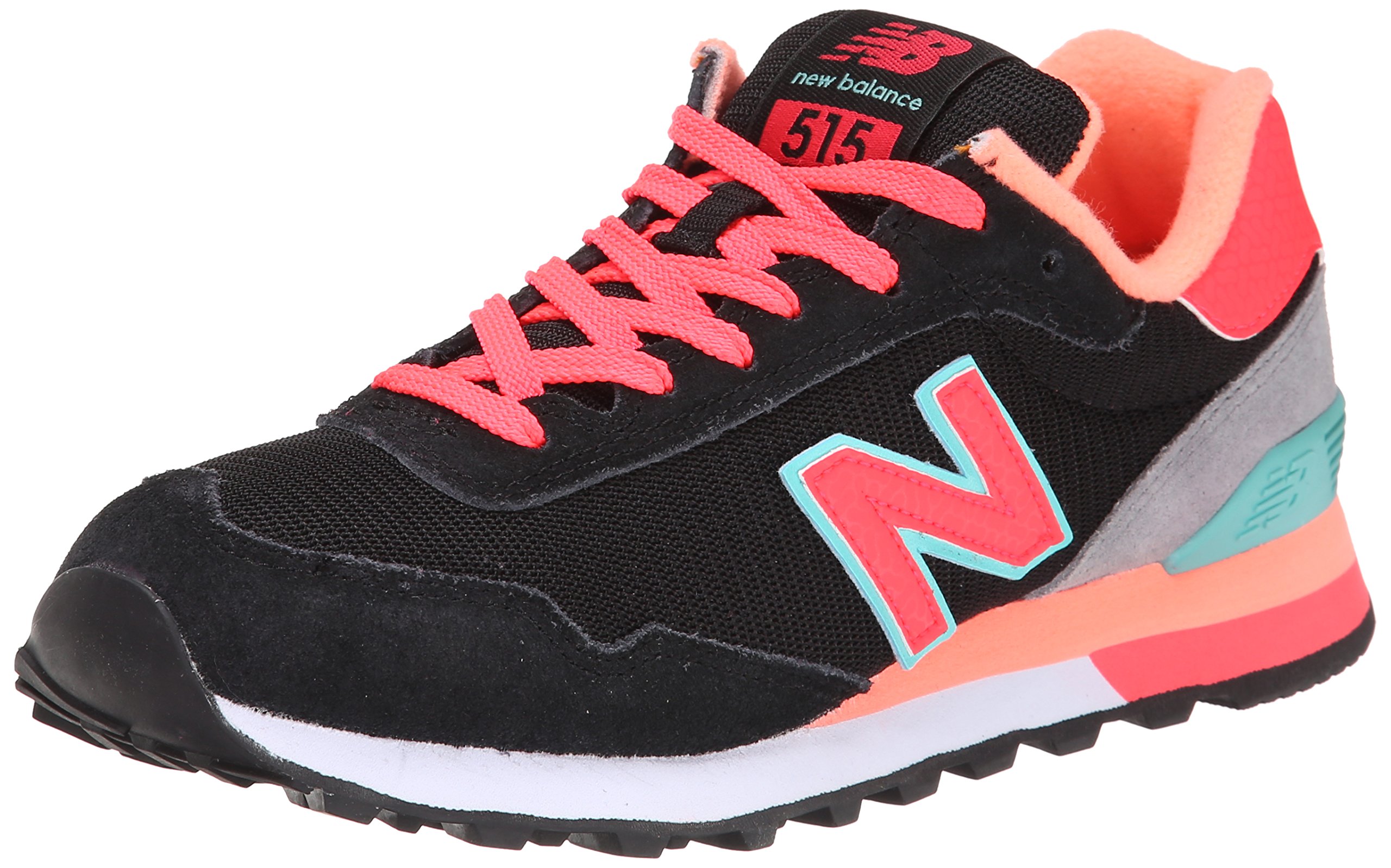 New Balance Women's 515 V1 Sneaker, Black/Prism Purple/Gold Rush, 6 M US — view 21