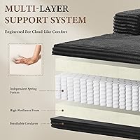 Vista 4 de Sofás seccionales de 96 pulgadas para sala de estar, sofá de nube tapizado en forma de L, sofás modulares modernos con diván