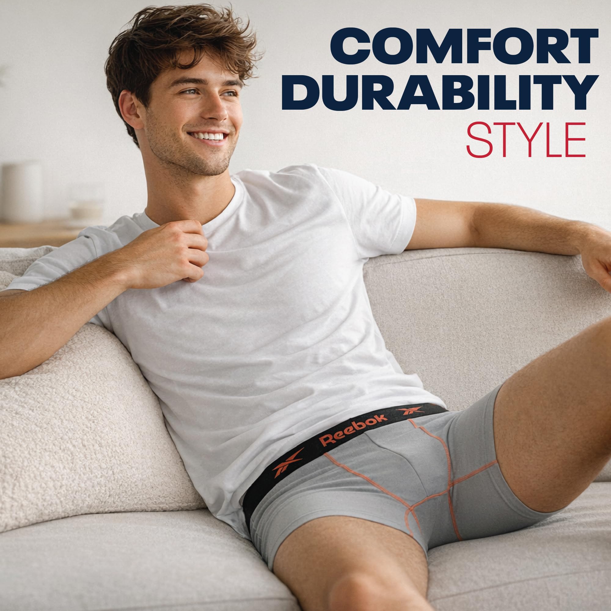 Reebok Herren Underpants Retroshorts (4er Pack)