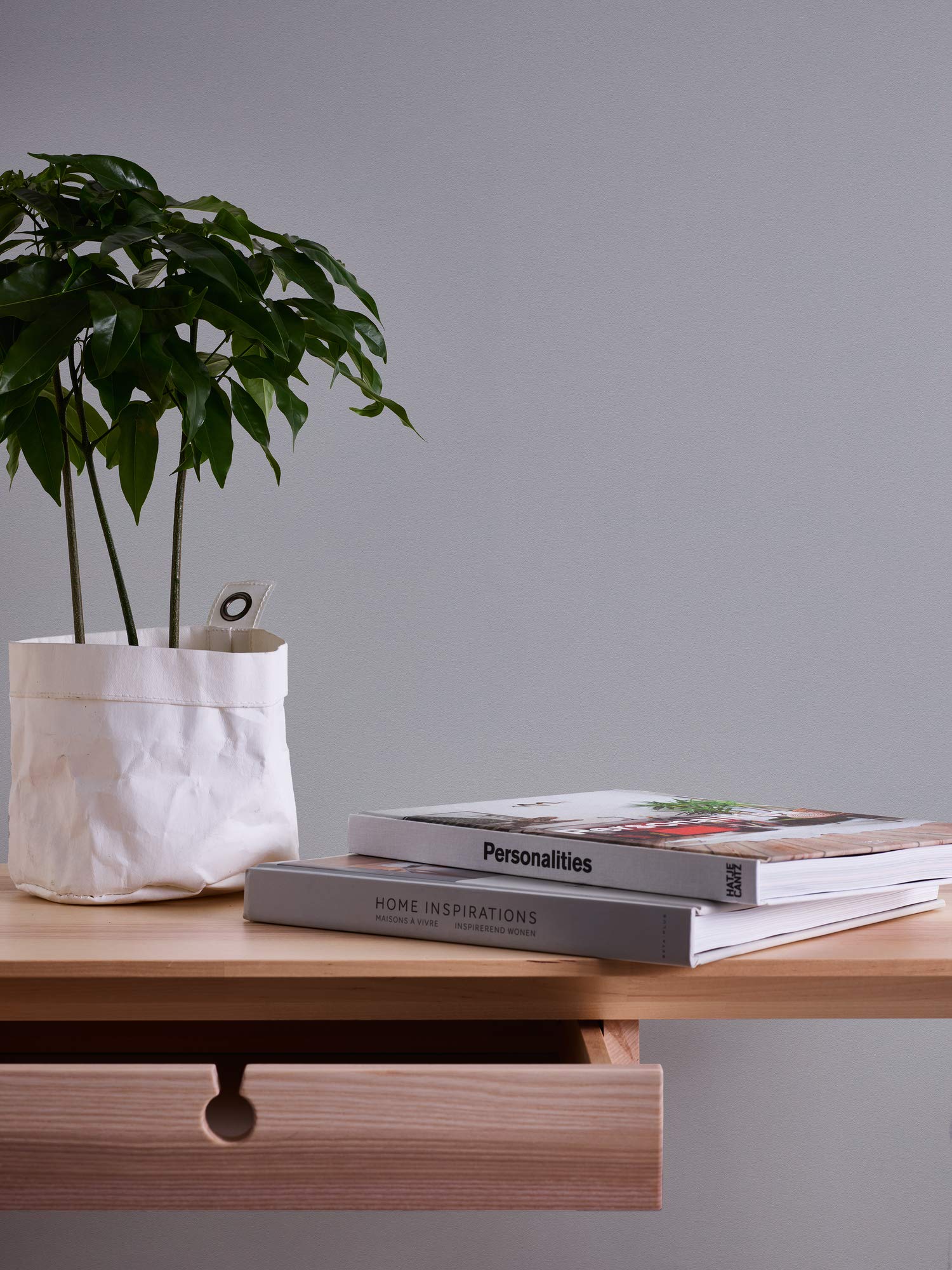 A.S. Création Plain Wallpaper New Life Non-Woven Wallpaper 10.05 m x 0.53 m Grey Made in Germany 353320 3533-20 - Image 4