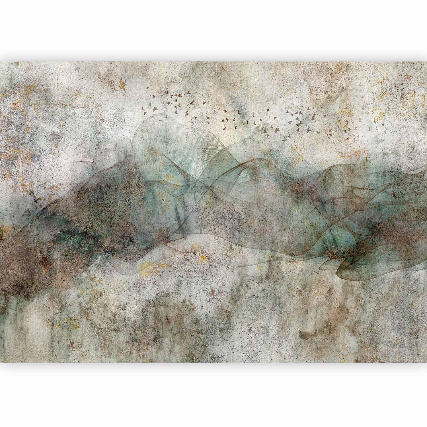 artgeist Wall Mural Bird 118x83 in - XXL Non-Woven Wallpaper Fleece Wall Decor Photo Print Picture Image Design Concrete Abstract Like Painted a-C-10030-a-a