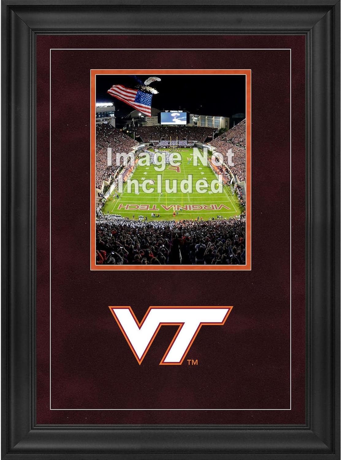 Virginia Tech Hokies Deluxe 8" x 10" Vertical Photograph Frame with Team Logo - College Other Display Cases