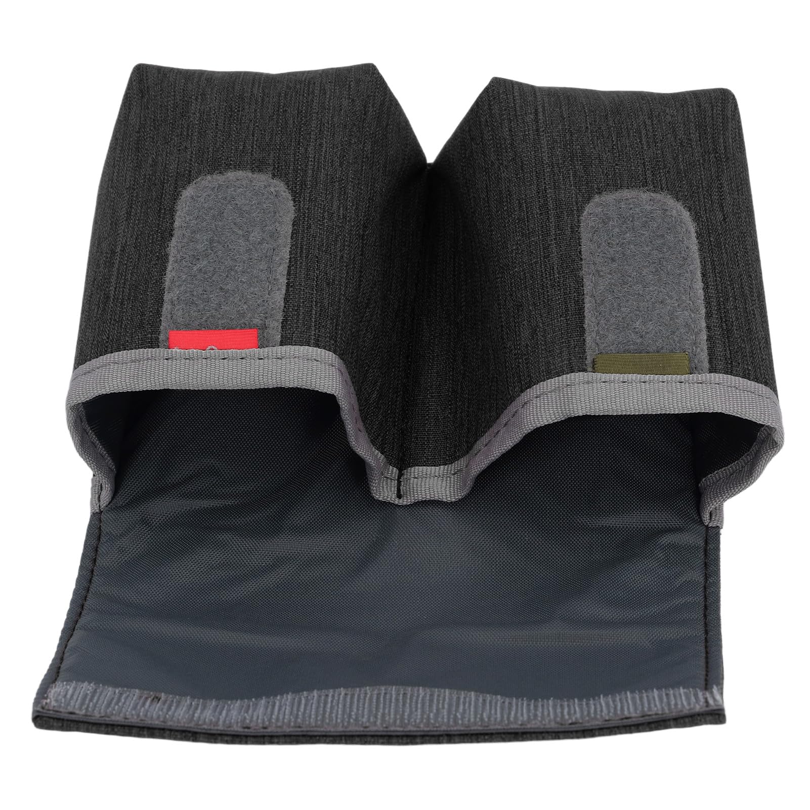 Bolsa para Batería de Dron, Nailon Resistente a los Arañazos, a Prueba de Polvo, Bolsa para Batería de Cámara, Resistente Al Agua, 2 Bolsillos para Exteriores (Black)