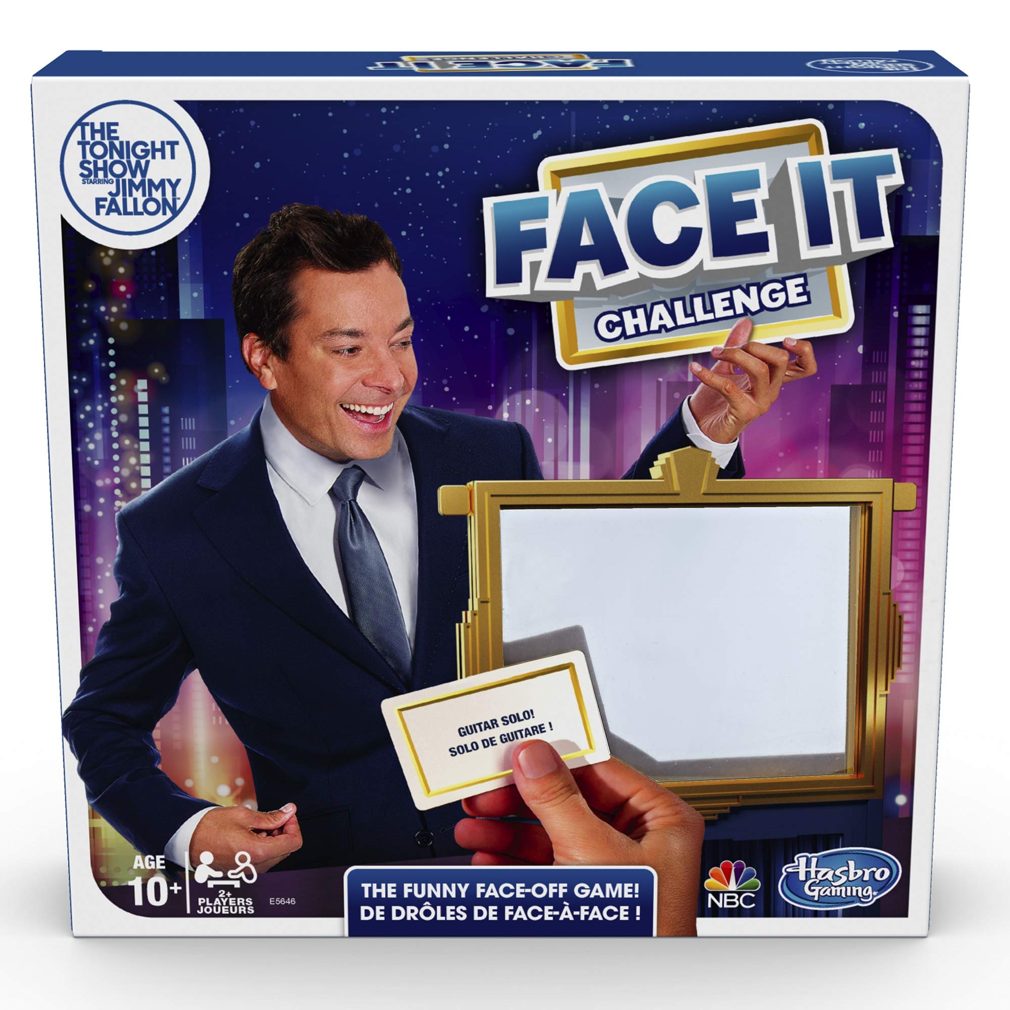 Hasbro The Tonight Show Starring Jimmy Fallon Face It Challenge Party Game for Teens and Adults