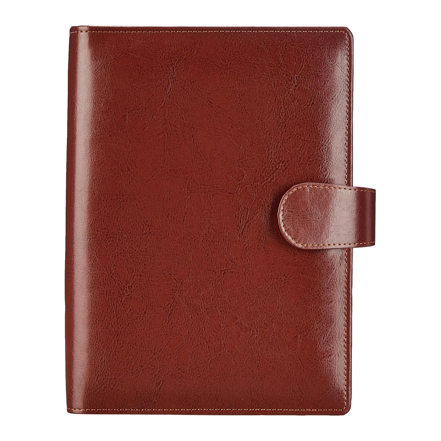 Brown New Year Diary 2025 | 314 Pages, Total 360 Pages |Planner Journal & Travel Organizer | magnetic Closure | Card Holder, Pen Holder, Pocket for Documents | Clip Closure