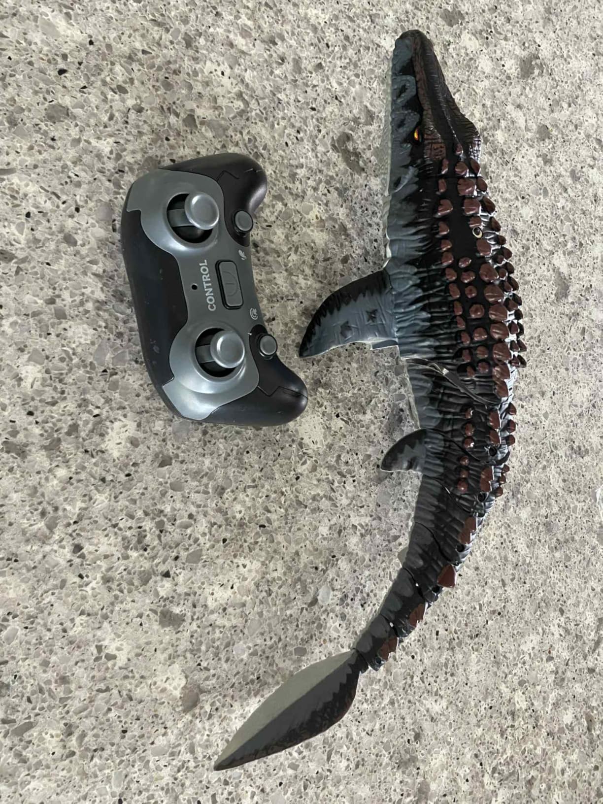 linzezon Remote Control Mosasaurus Dinosaur Toys for Kids, 2.4G ...