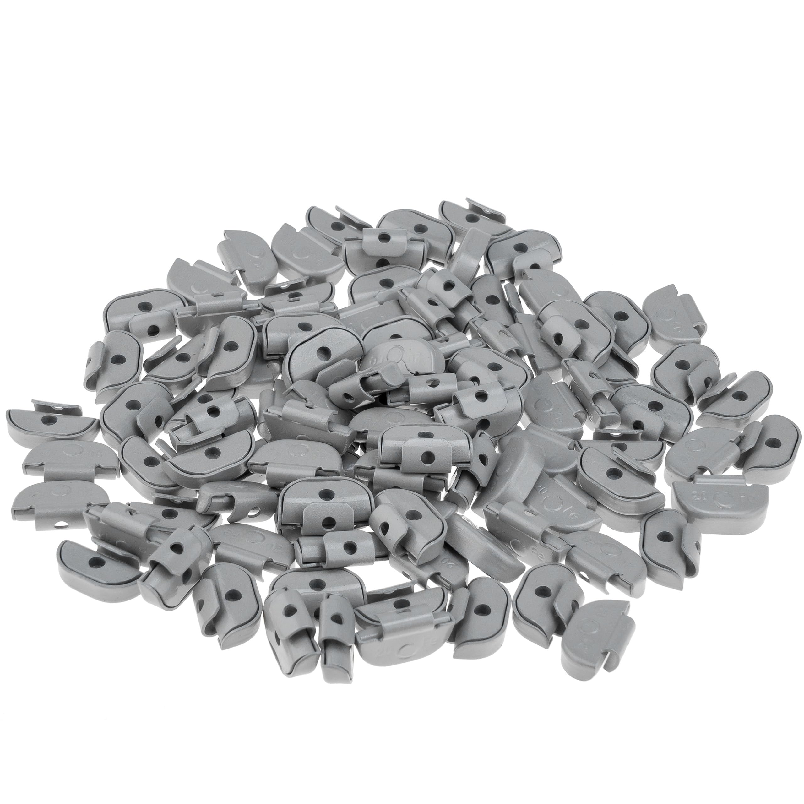 Stix Lot de 100 Masses d’équilibrage 20g en Acier FE/S pour Jantes Acier (2kg)