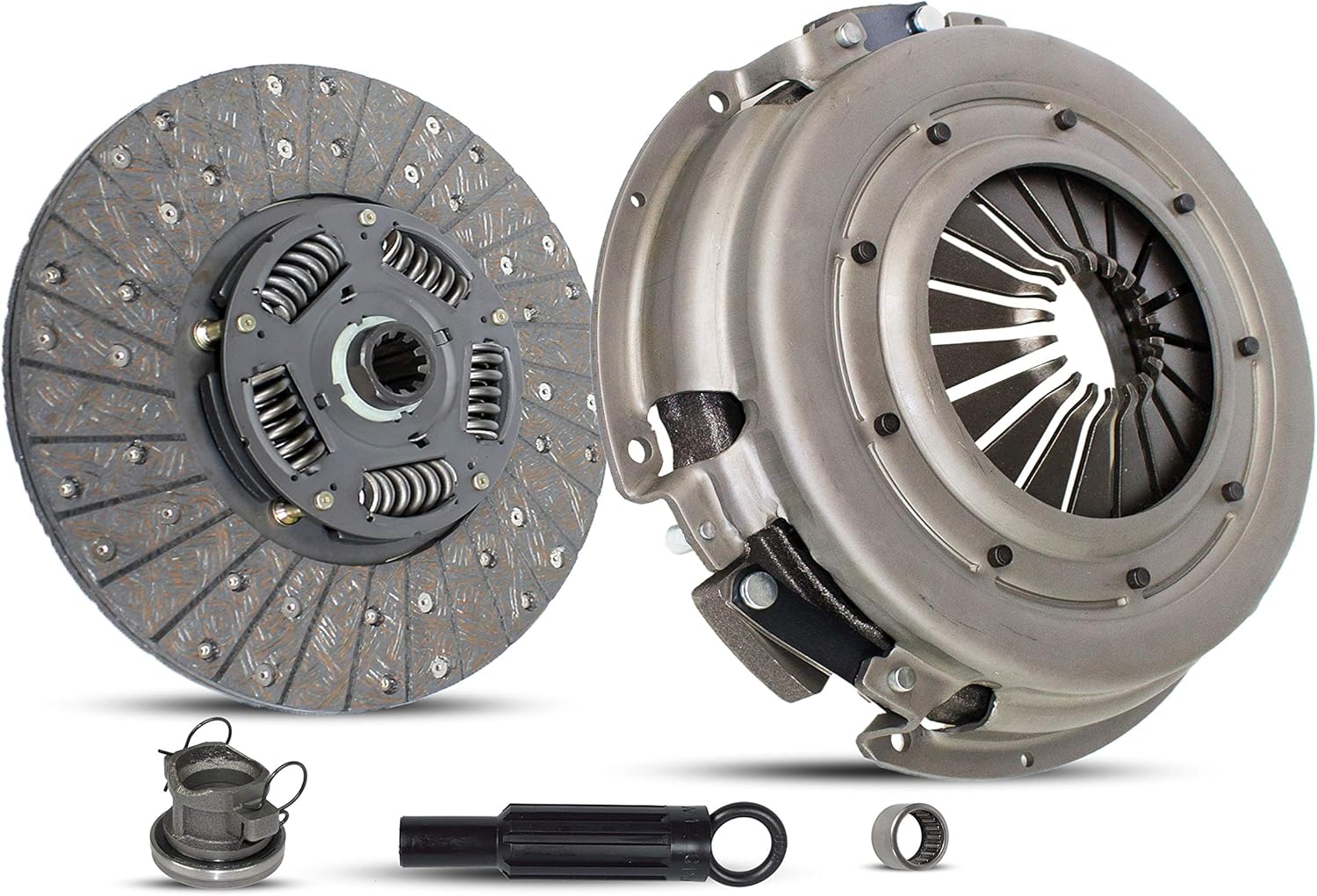 Clutch Kit Compatible With Ram 1500-3500 B150 B1500-B3500 Laramie Sport St Base Standard Extended Cab Pickup 1994-2002 3.9L V6 5.2L V8 5.9L V8 GAS OHV Naturally Aspirated (05-074)
