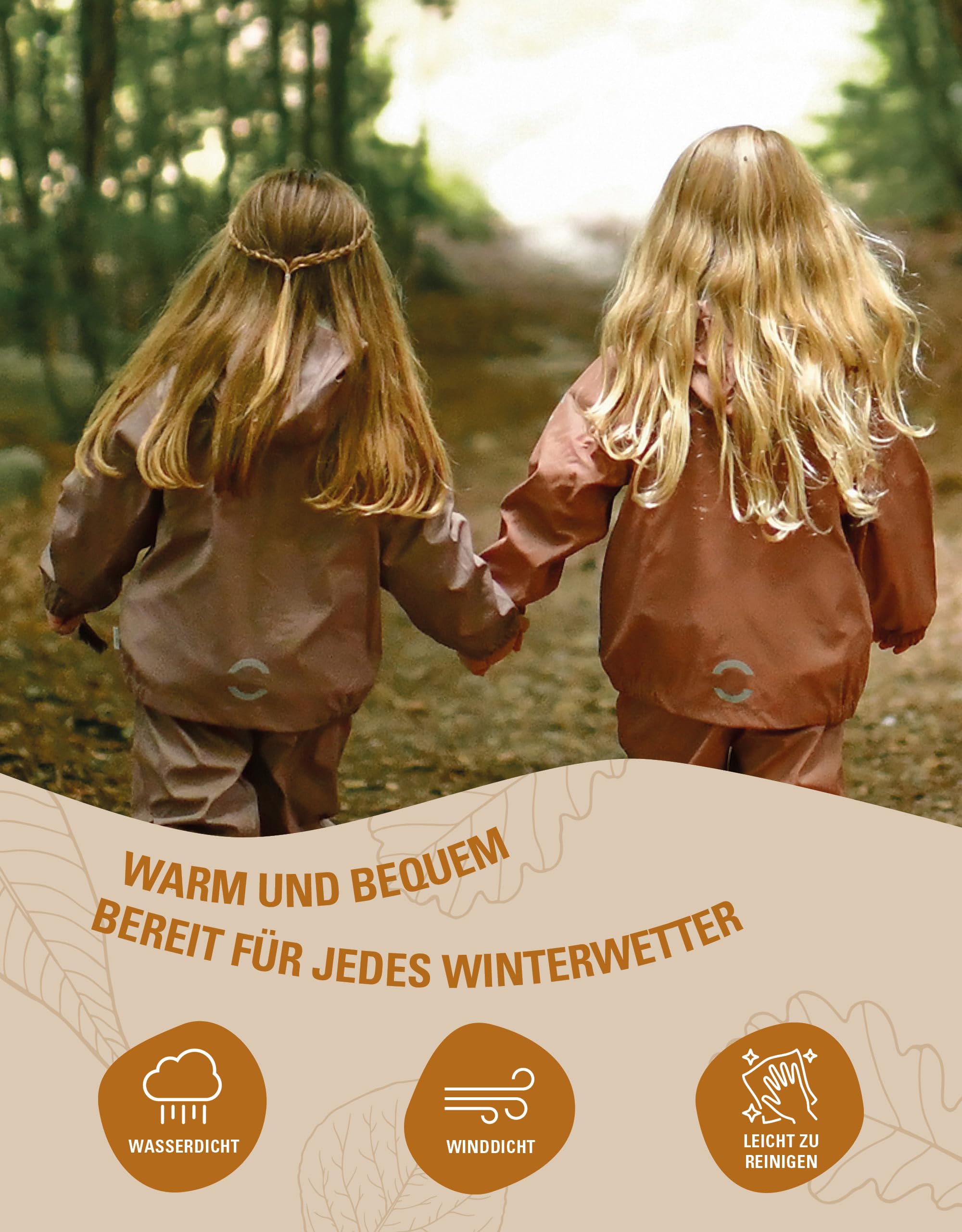 Mikk-line Veste de pluie unisexe pour enfant imperméable et coupe-vent | Veste de pluie pour fille et garçon avec réflecteurs et capuche amovible | Veste légère anti-boue Oeko-Tex