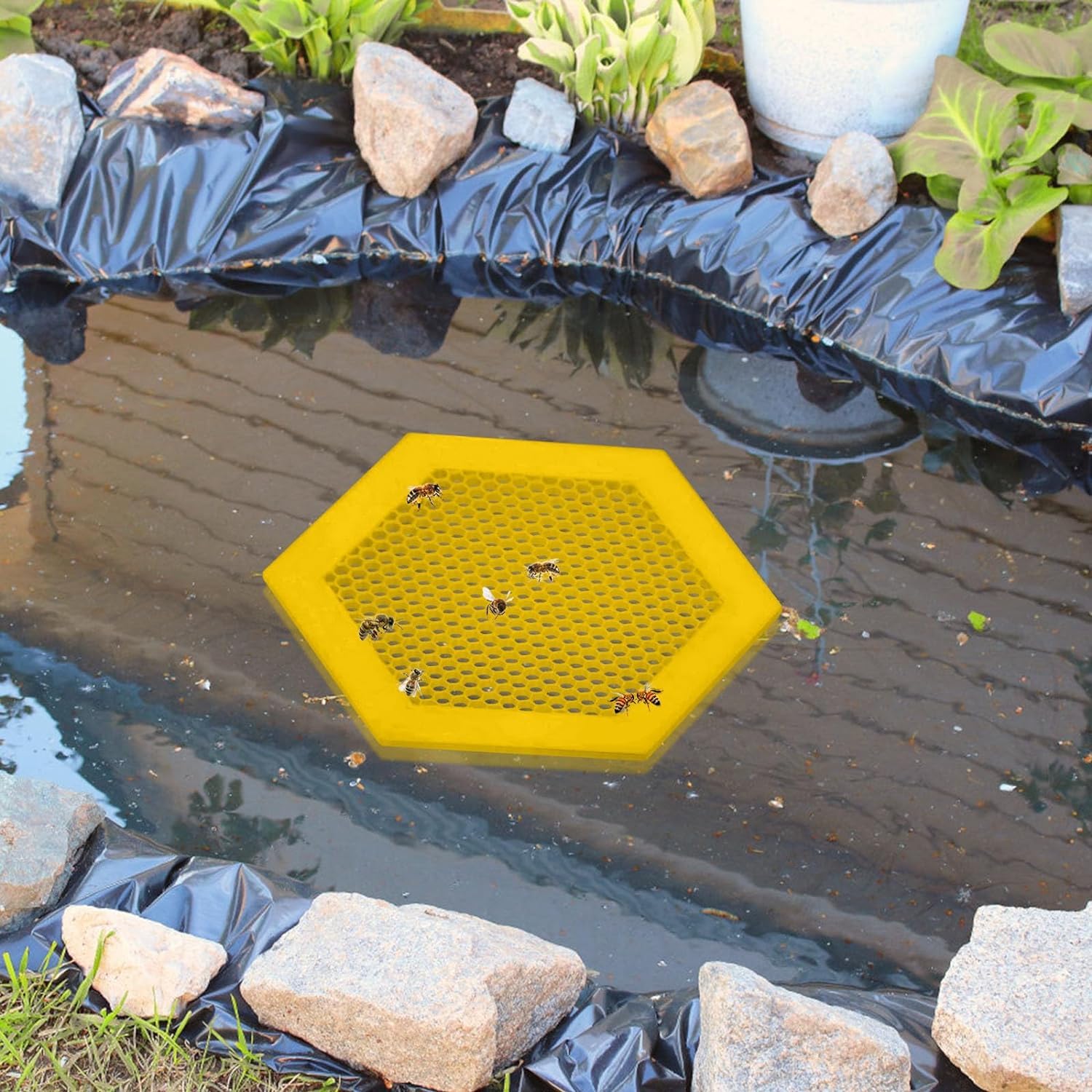 2 Distributeurs D'eau Pour Abeilles & Papillons - Matériau EVA, Imprimés 3D - Décoration De Jardin Colorée Et Utile