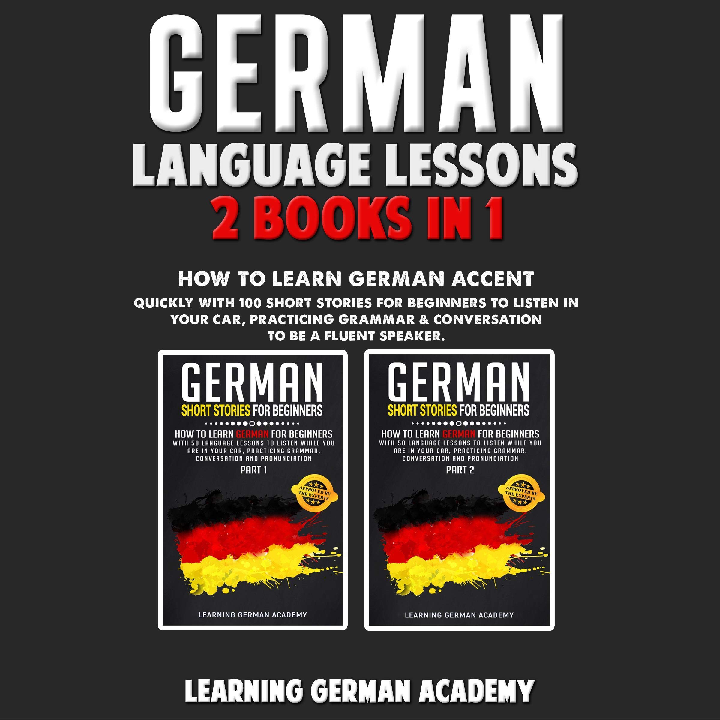 Cover art for German Language Lessons: 2 Books in 1