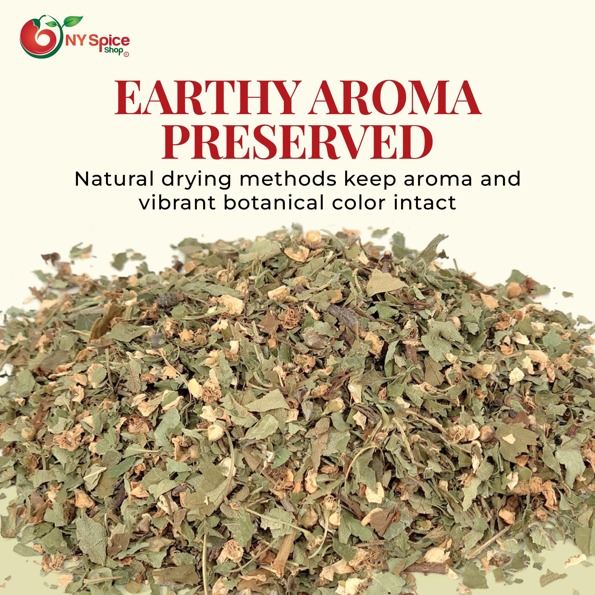 NY Spice Shop Hawthorn Leaf and Flower - 8 Ounce Dried Herb Cut & Sifted - Hawthorn Leaves and Blossoms - Bulk Herbal Tea Ingredient - Natural Botanical for Infusions & Blends