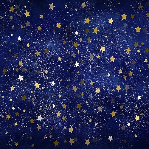 Miniatura 7 de Kate Telón de fondo de estrellas azules de 7 x 5 pies, fondo de fotos estrelladas por la noche, cielo nocturno, accesorios de estudio fotográfico