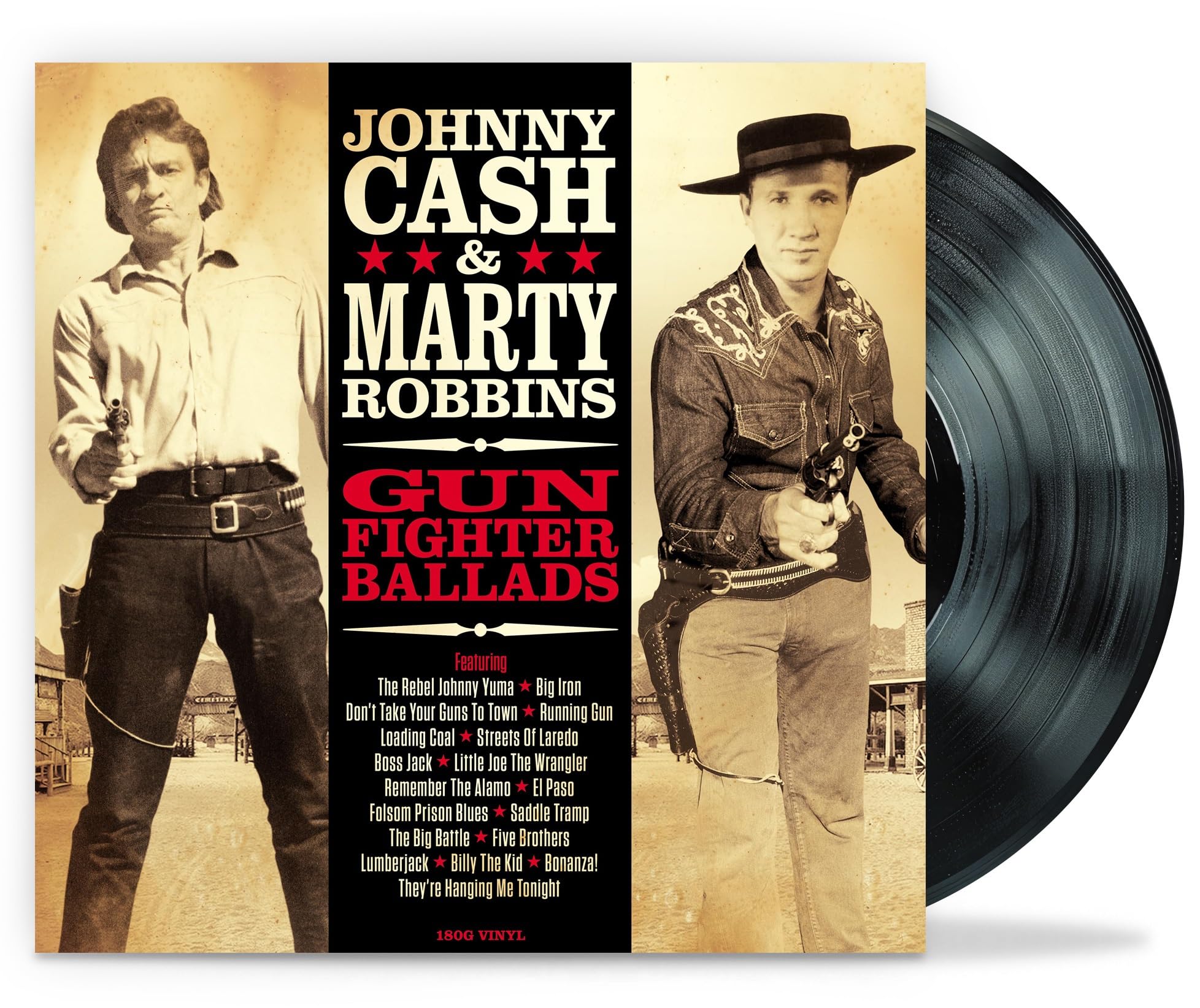 CASH,JOHNNY & MARTY ROBBINS GUNFIGHTER BALLADS (180G) LP New