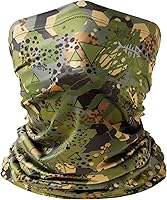 Vista 36 de BASSDASH Protección solar UPF 50+ UV Polaina para el cuello, máscara de pesca, caza, kayak, senderismo, ciclismo, esquí, deportes