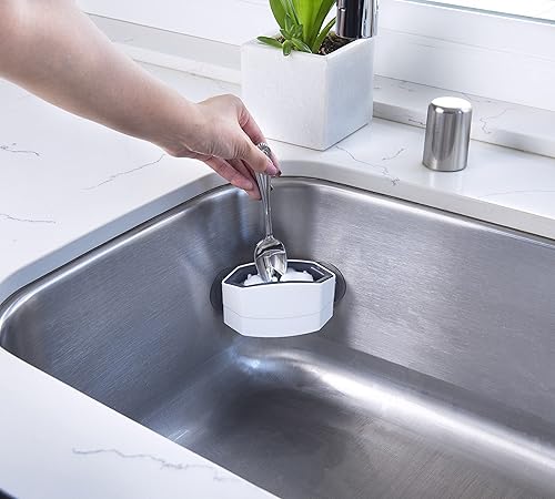 Miniatura 2 de Sophisti-clean Paquete de 2 limpiadores de cubiertos, blanco y gris