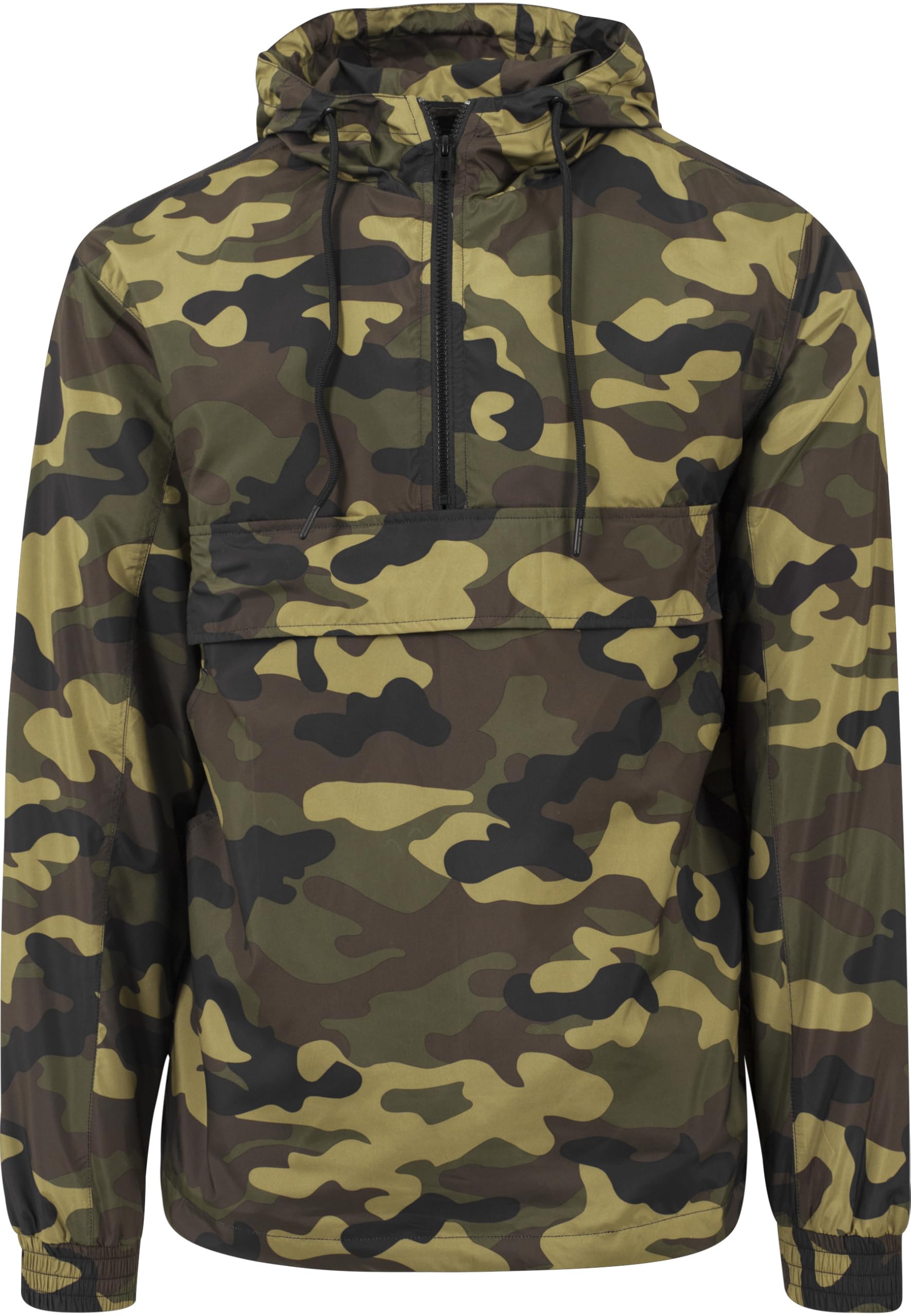 adidas Men Camo Pull Over Windbreaker Jacket - Camo, Small