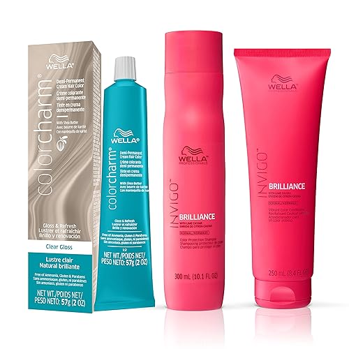 Vista 103 de COLORCHARM - Tinte permanente para el cabello, tinte para el cabello para cobertura de canas, añade brillo, 2 onzas 1n negro