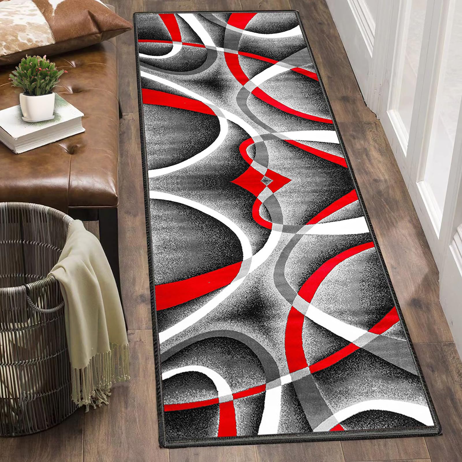 Fcenghox 132-A Carpet Runners For Hallways Non-Slip Kitchen Carpet Hallway Runner Rug 40 X 150 Cm Washable Kitchen Runner Rug Heavy Duty Hallway Hall Runner Narrow Rugs Door Mat Absorbent Floor Mat For Hallway
