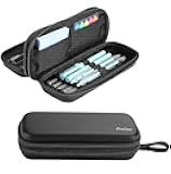 ProCase Pen Pencil Case, 2-Layer EVA Zipper Pencil Box Pouch Large Capacity Stationery Storage Organizer for School Office Supplies