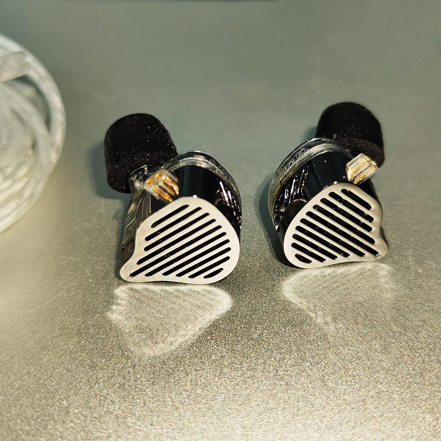 keephifi KZ x HBB PR2 auricolari da gaming in ear monitor,kz iem cuffie in ear con filo Array di magneti al rubidio 7+7 N52, cuffie in ear gaming con cancellazione del rumore IEM, 2 pin cavo
