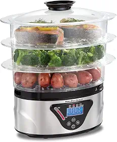Vaporizador e Panela de Arroz Digital 8,25 Qt Hamilton Beach