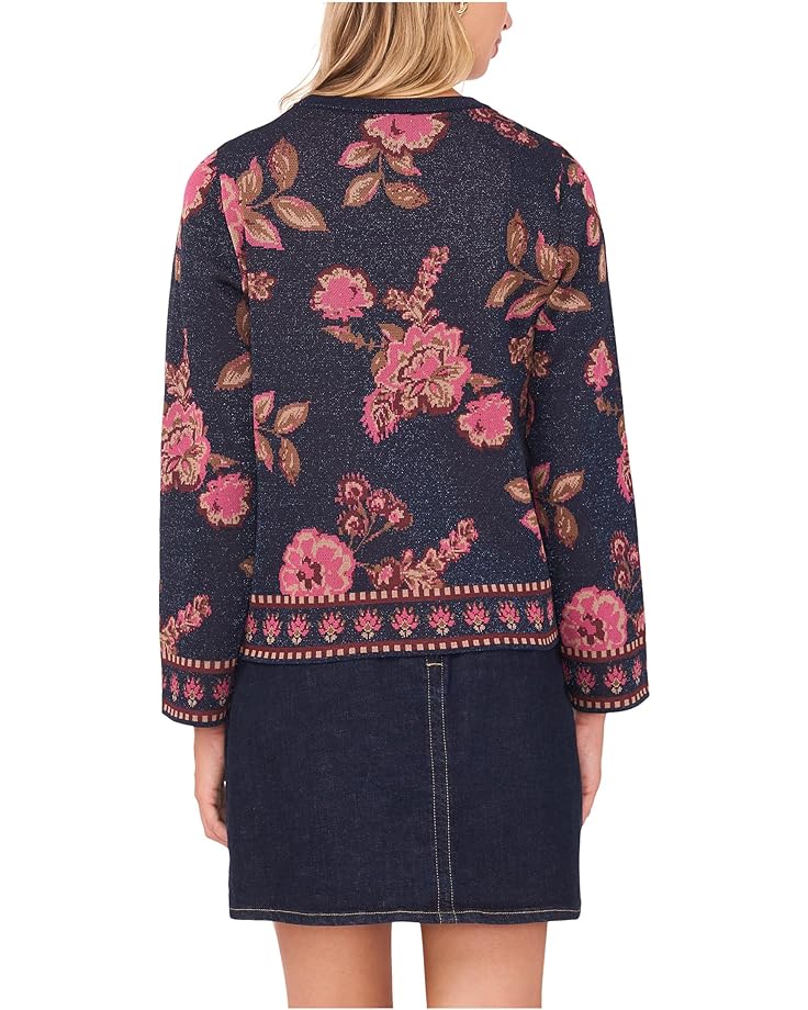 Vince Camuto Floral Jacquard Long Sleeve Crew - #2 of 3