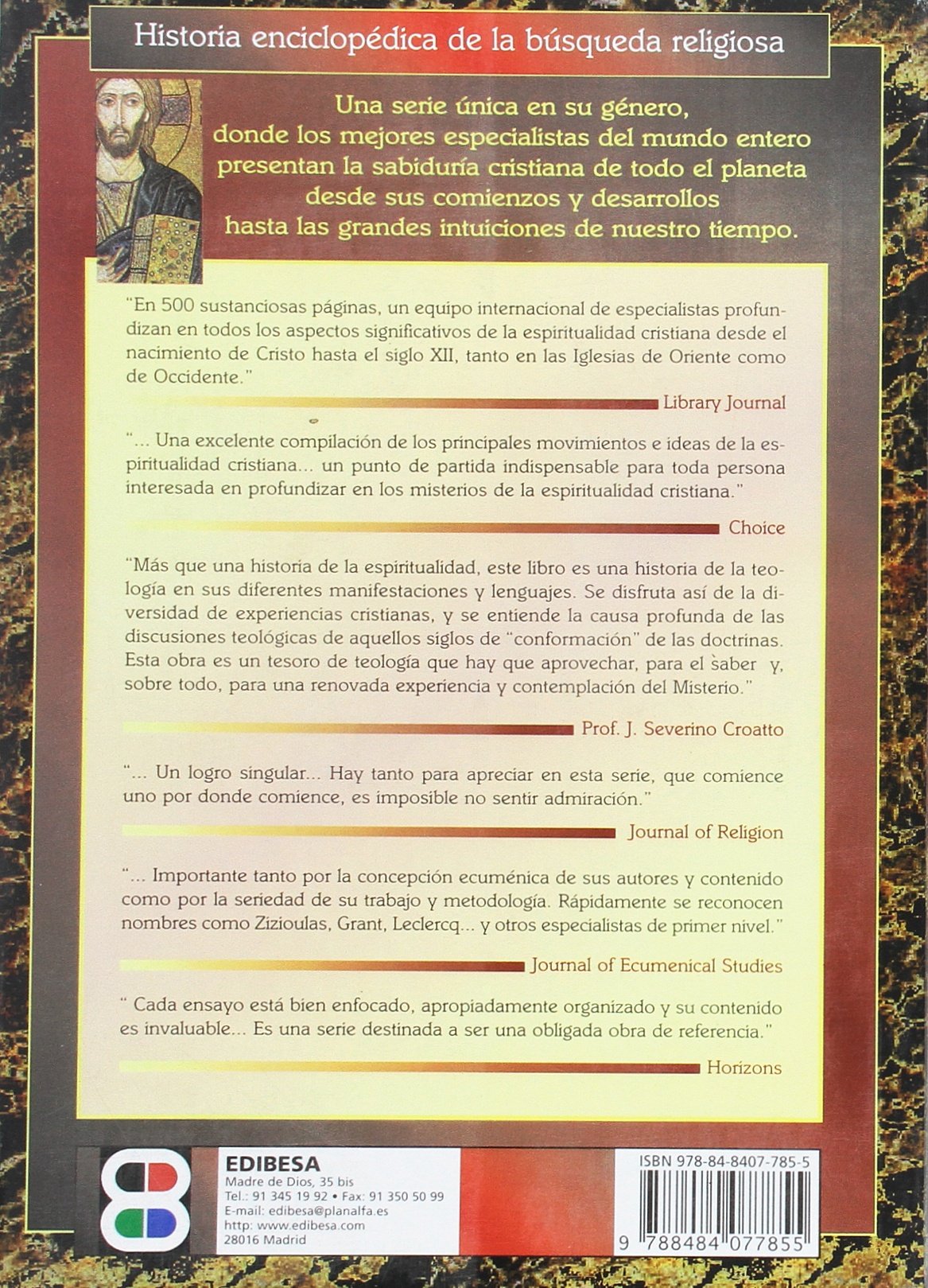 Espiritualidad cristiana I (HISTORIA DE LA ESPIRITUALIDAD CRISTIANA)