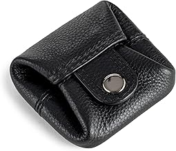 Berliner Bags Lena S, piccolo portafoglio in pelle, mini portamonete per uomo e donna, colore: nero