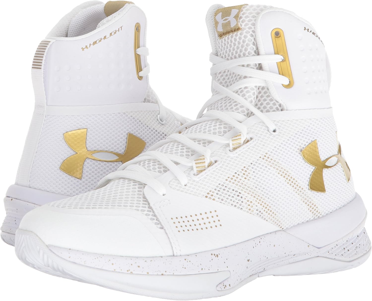 White high top under armour volleyball shoes Clearance