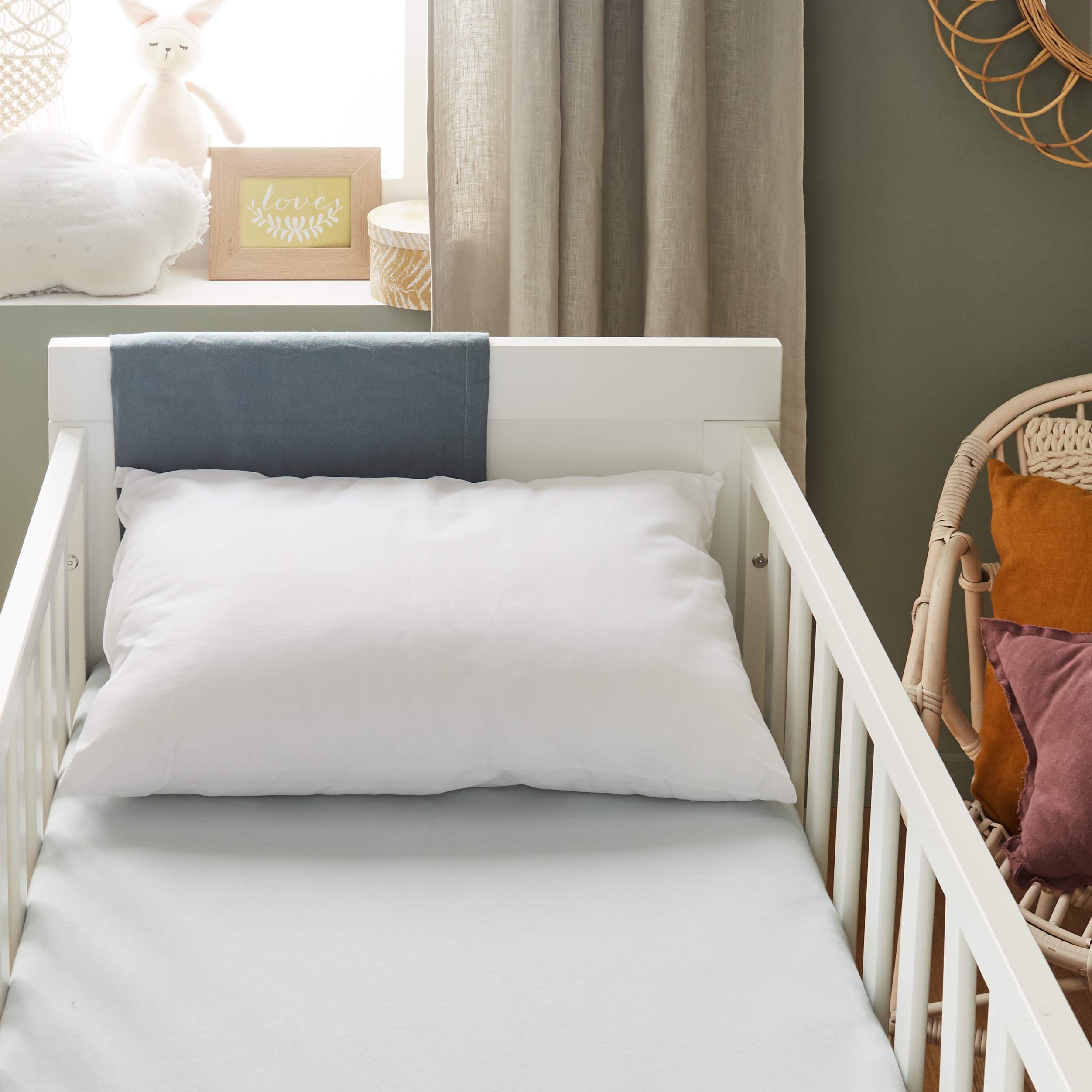 P'TIT LIT - Oreiller Bébé | Coussin Enfant 40x60 cm - Enveloppe 100% Coton - Anti Acariens - Hypoallergénique - Oeko Tex®- Conception Française