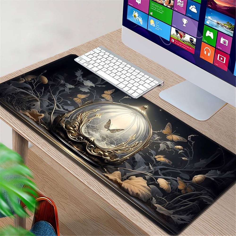 Amazon.com : Dark Cottagecore Lantern Desk Mat, Midnight