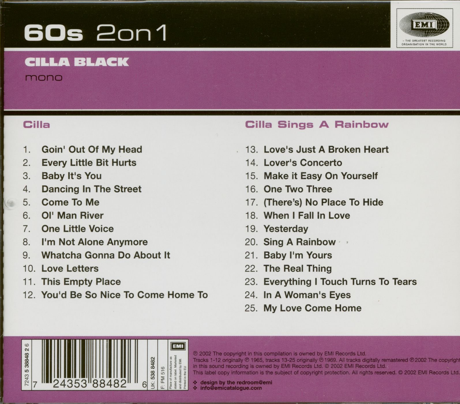 Cilla/Cilla Sings a Rainbow