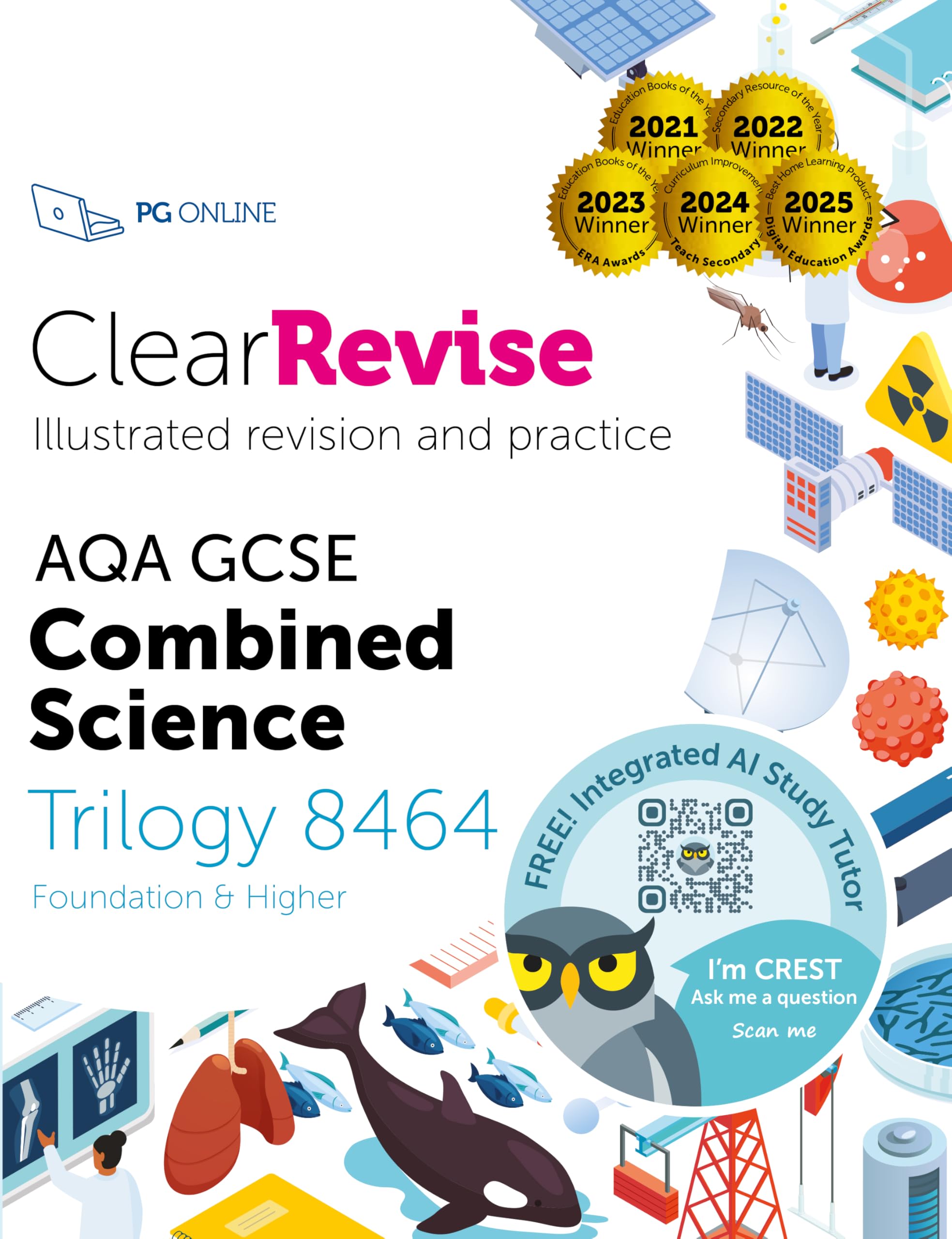 ClearRevise AQA GCSE Combined Science: Trilogy 8464 - 9781910523346