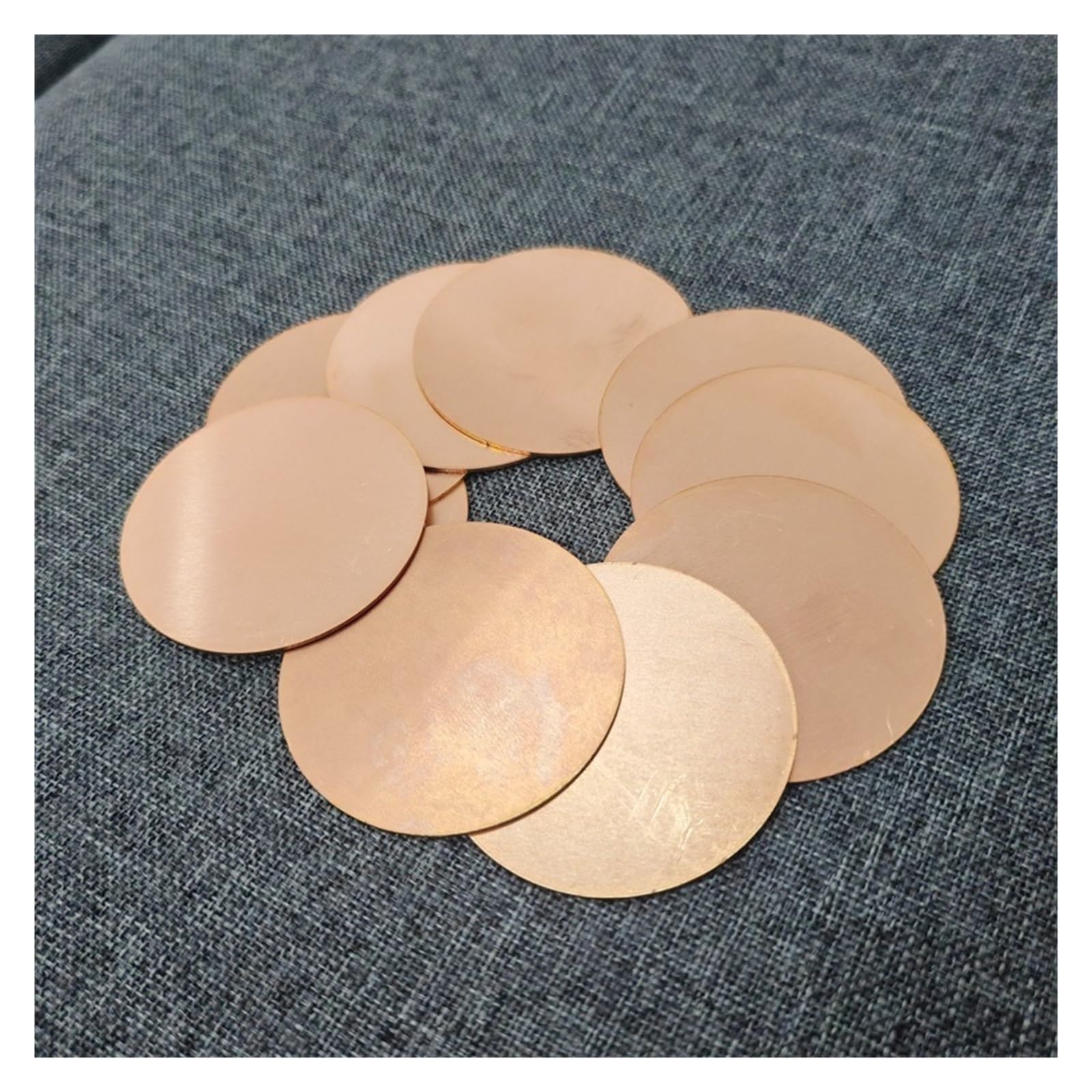 T2 Kupferscheibe, Runde Blechplatte(3 x 100mm)