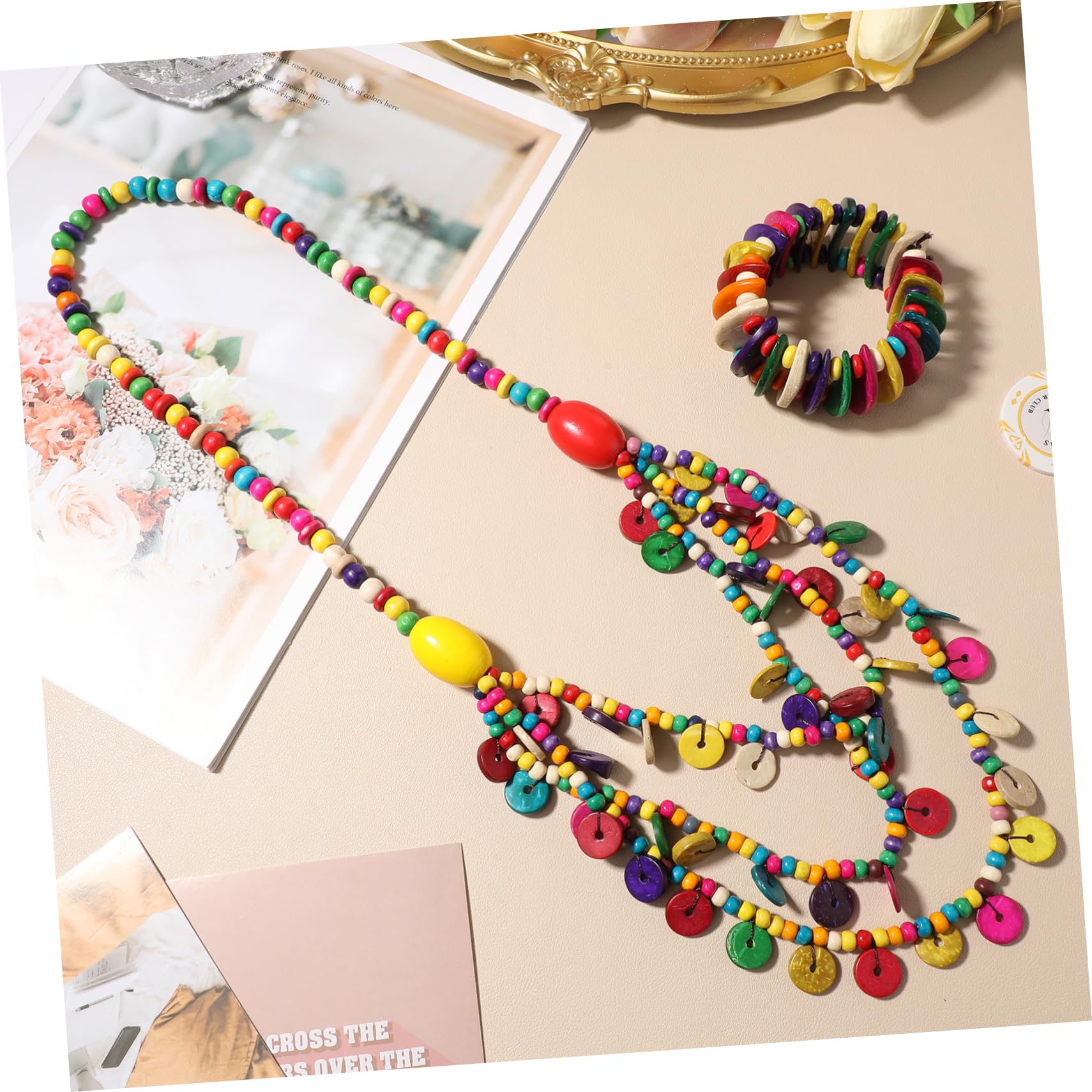 VALICLUD Böhmisches Armband shöne bescherung Handgefertigter Schmuck damen schmuck vintage Handgewebt Armband für Damen Boho Sommerschmuck Kokosnussschale