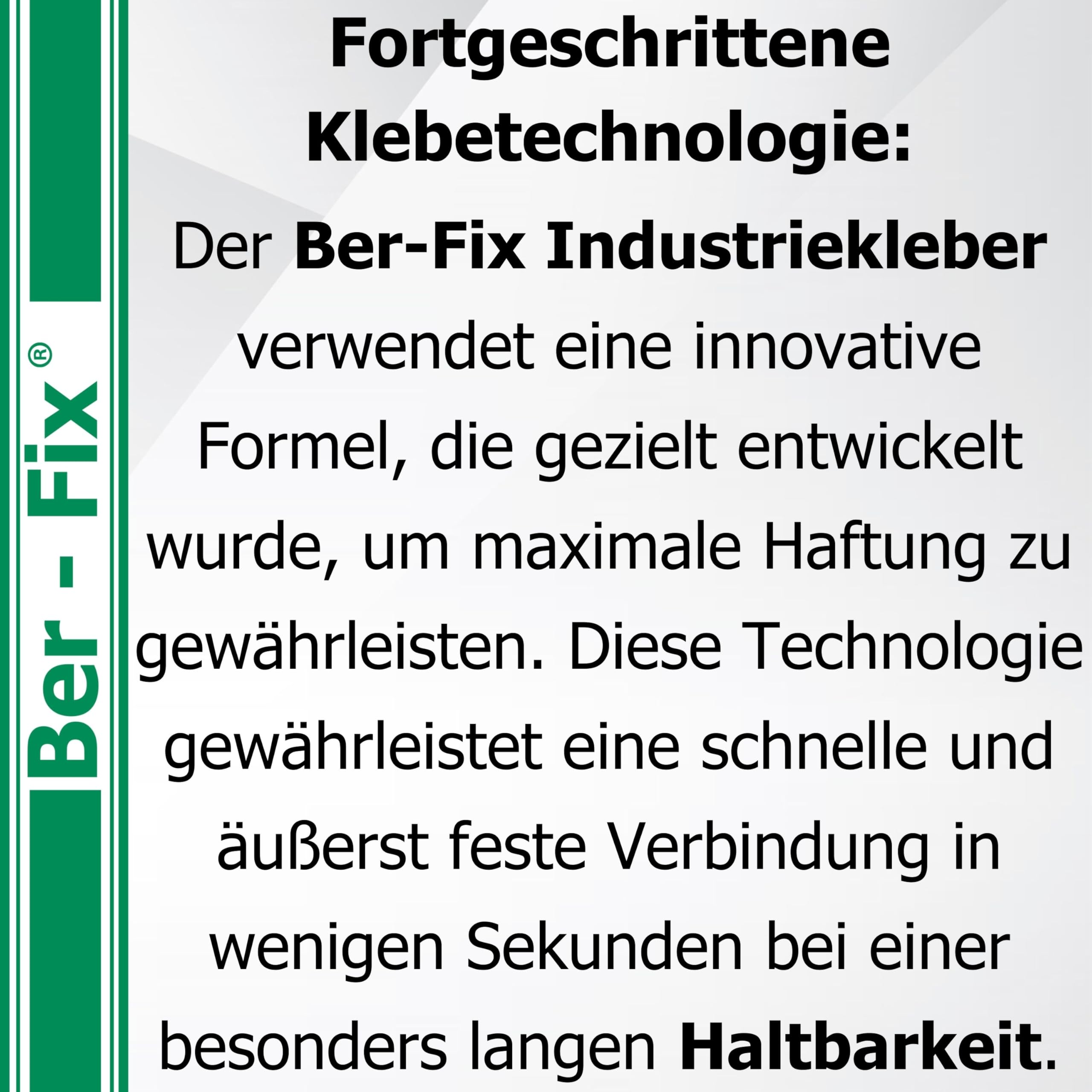 Ber-Fix PE PP PTFE Kunststoffkleber Set Industriebedarf(50g + 15ml) mit