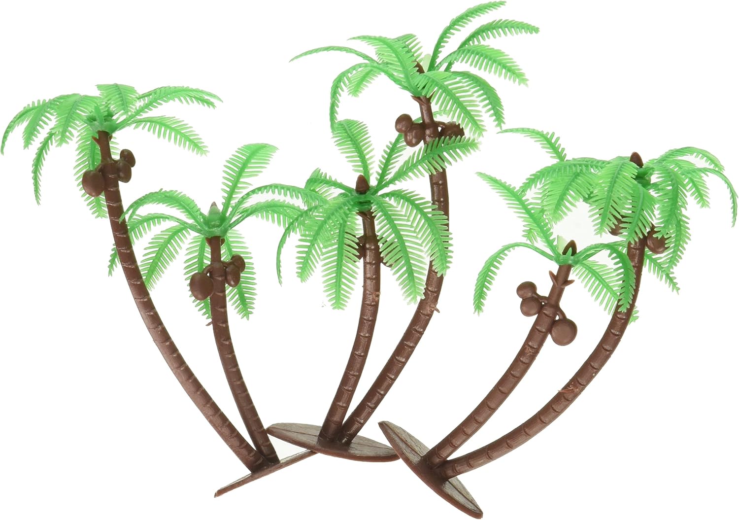 Palm Trees with Coconuts Cake/Cupcake Toppers - 12 pcs by Bakery Supplies