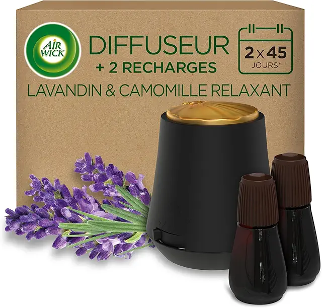 Brumisateur d'huiles essentielles Air Wick Essential Mist Lavande Camomille